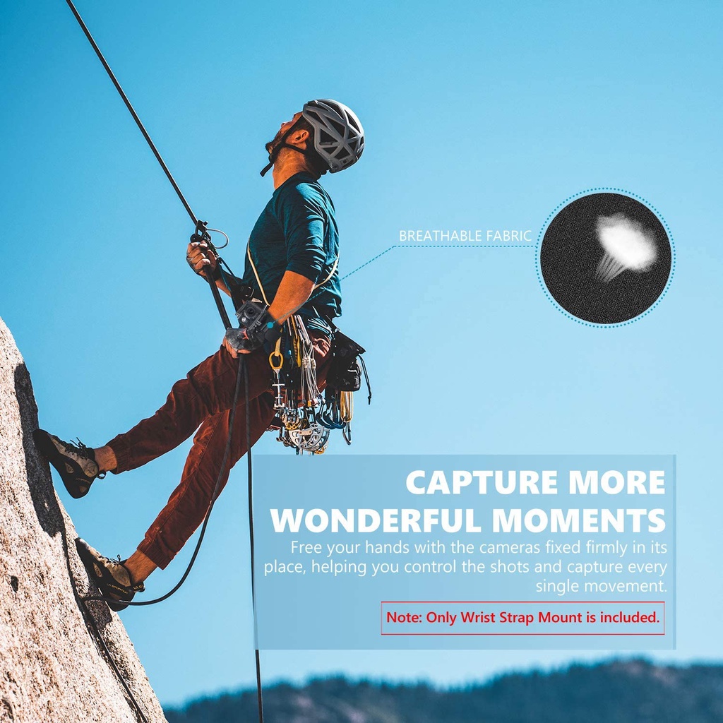 Dây đeo cổ tay LAMMCOU thích hợp cho máy ảnh hành động GoPro Hero 9 8 7 Osmo Action Yi H9R