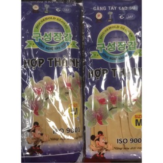 SỈ 10 ĐÔI GANG CAO SU HỢP THÀNH CỠ M NHỠ