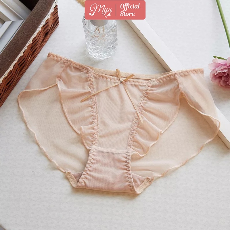 QUẦN LÓT REN LỤA XUYÊN THẤU GỢI CẢM SEXY 0346  MYN_UNDERWEAR
