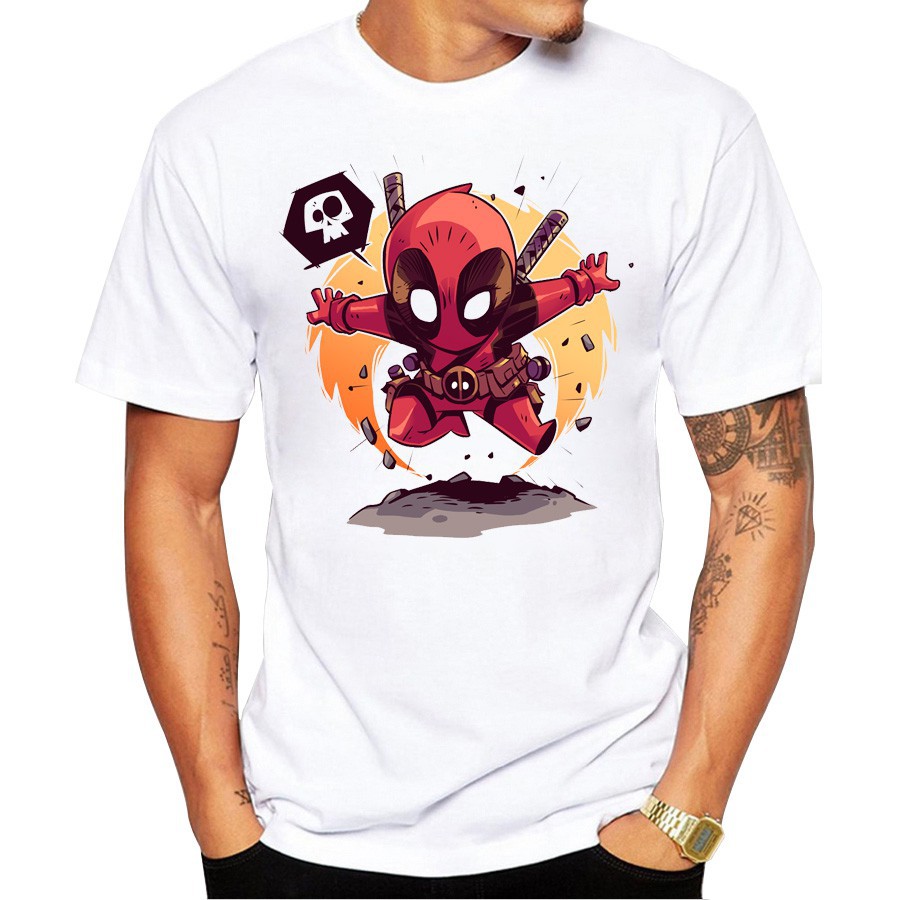 [Siêu Hot] Áo thun Marvel in hình Deadpool Chibi - Form rộng BIGSIZE AZ F1944