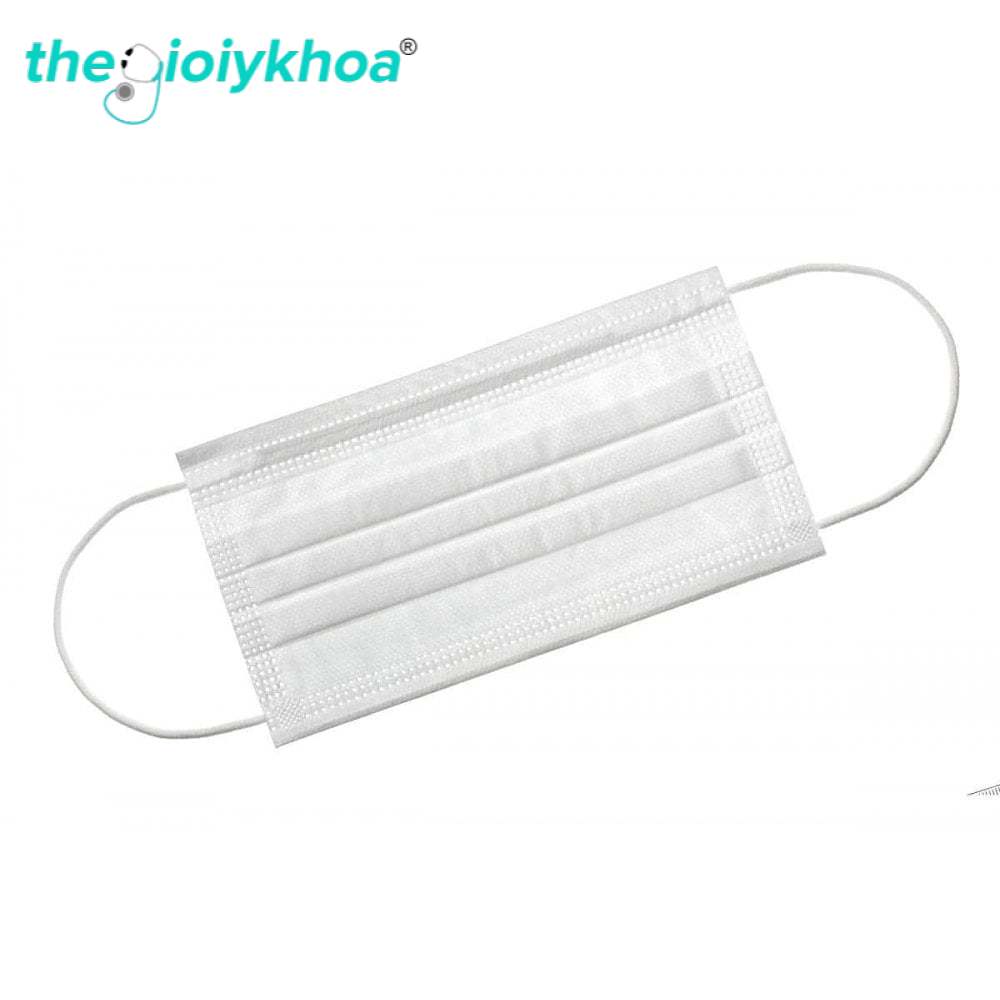 Khẩu trang y tế 4 lớp màu trắng hộp 50 cái  TGYK