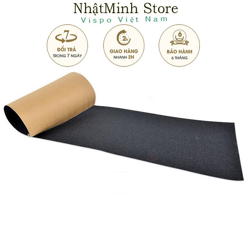 Miếng giấy nhám chống nước dán ván trượt kích cỡ 23x84cm