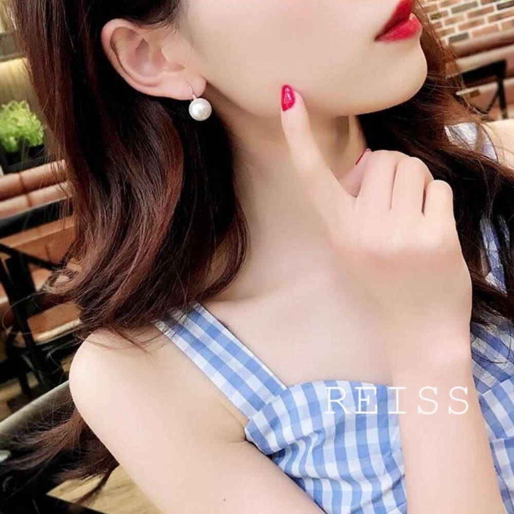 1 Đôi Bông Tai Nữ Đính Ngọc Trai Thanh Lịch Thời Trang Hàn Quốc