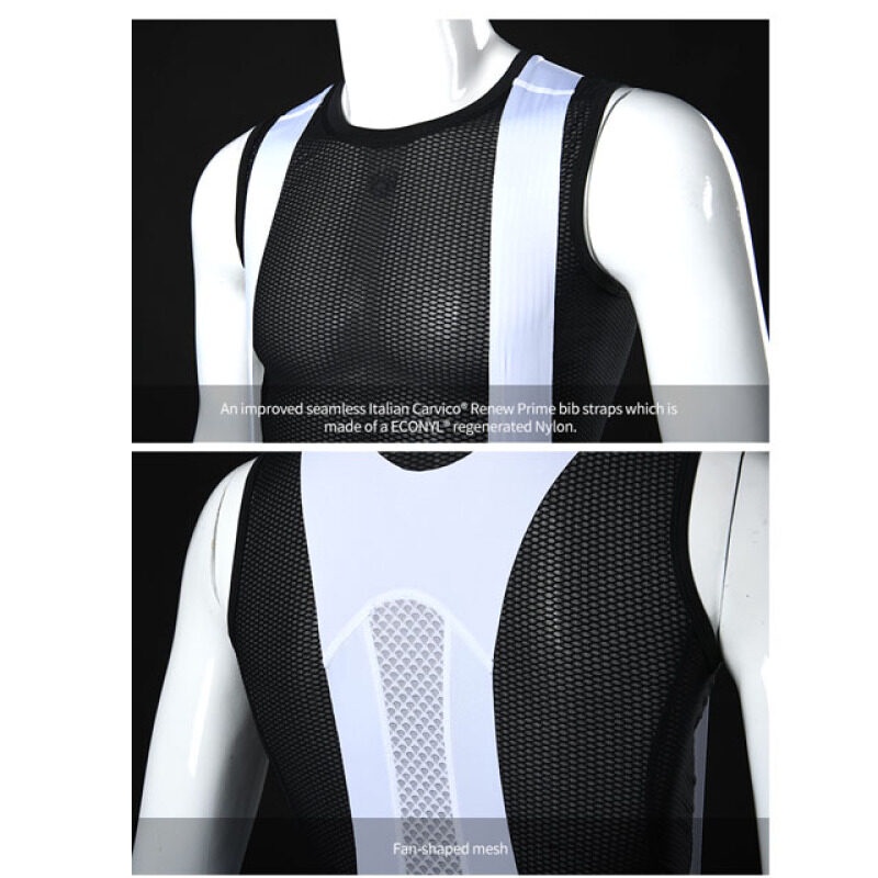 MONTON MEN BIB SHORTS CYCLING SKULL BLUE / RED