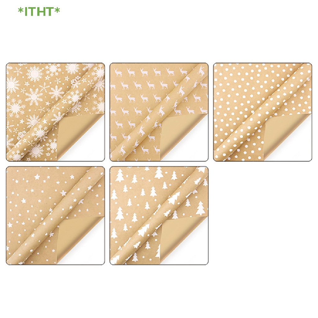 1 Cuộn Giấy Gói Quà Giáng Sinh 100 * 43cm