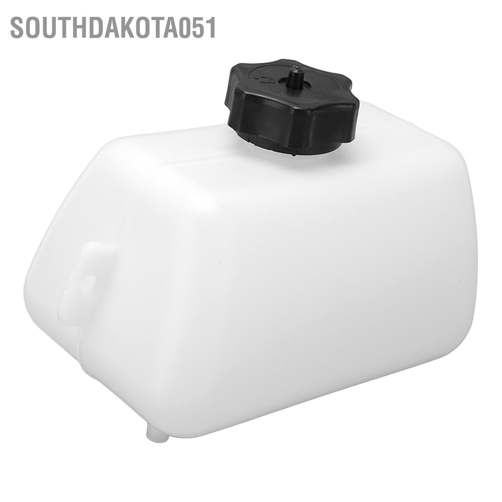 Southdakota051 Bình xăng 1L với Bộ lọc nhiên liệu dạng ống Màu trắng cho 43cc 47cc 49cc Xe máy nhỏ 2 thì ATV