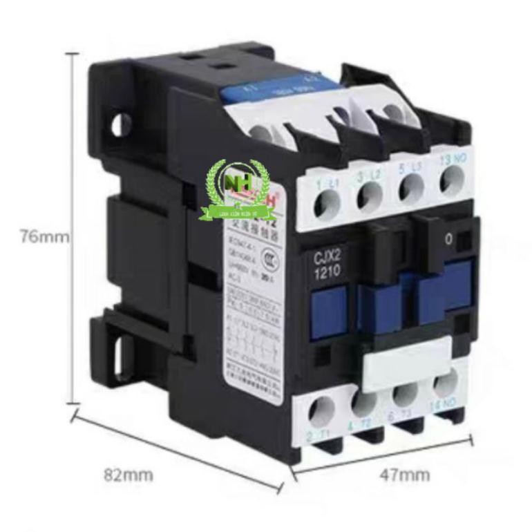 Khởi Động Từ AC Contactor CJX2 1210 220V/380V-12A Loại Tốt