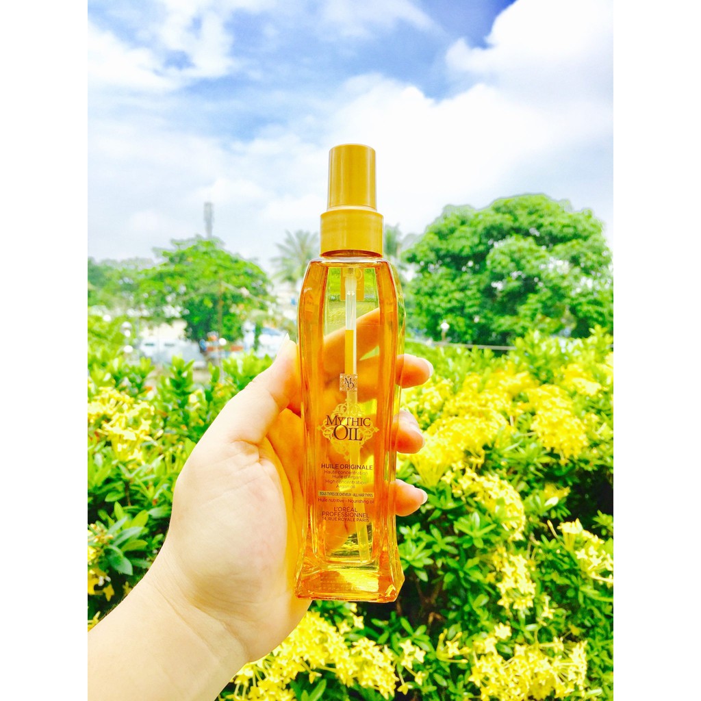 Tinh dầu dưỡng tóc chống rối mềm mượt Loreal Mythic Oil 100ml