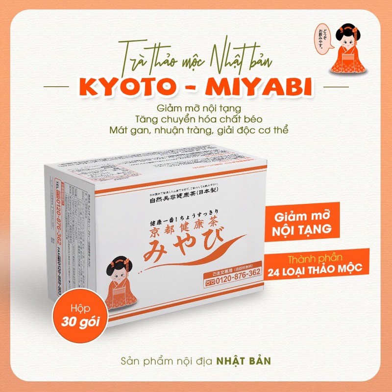 TRÀ THẢO MỘC NHẬT BẢN KYOTO - MIYABI