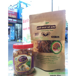 COMBO Khô Mực Xé Cay 100g & Hành Phi Nguyên Chất 100g
