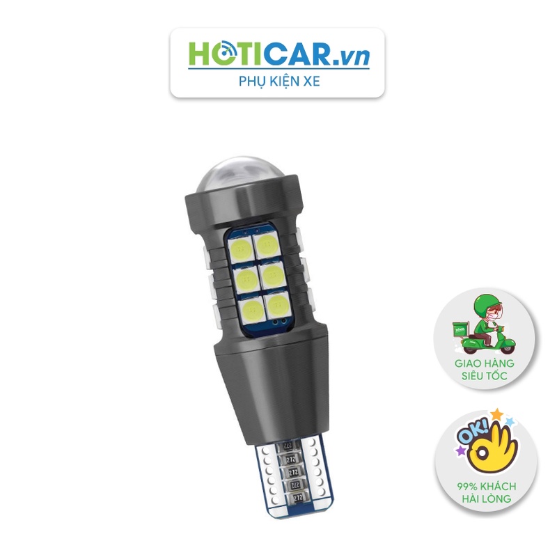 Đèn lùi đỗ xe, báo rẽ xi nhan chân T15 chip 3030 T153030-27