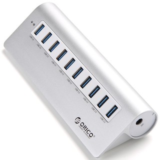 Bộ hub chia 10 cổng USB 3.0 Orico M3H10 vỏ nhôm - Hub USB Orico Aluminum