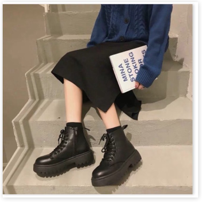 Boot Nữ 👢Freeship👢 Giày bốt ullzang bibi siêu hót