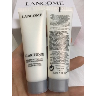 sữa rửa mặt tạo bọt trắng da Lancôme 30/50/1ml chuẩn auth