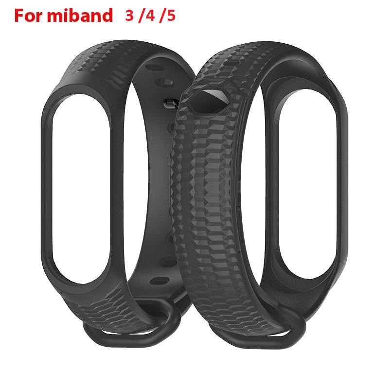 Dây đeo thay thế Xiaomi Miband 3 / 4 / 5  Mijobs TPU