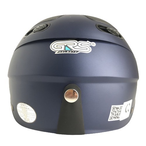 Mũ bảo hiểm nửa đầu cao cấp -  GRS A102T - Xanh nhám line đen - Vòng đầu 54-57cm - Bảo hành 12 tháng