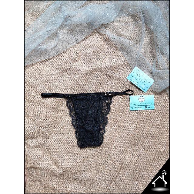 Bộ đồ lót sexy by Nhà Sò ren đen dây chữ V quần dây NS015 | BigBuy360 - bigbuy360.vn