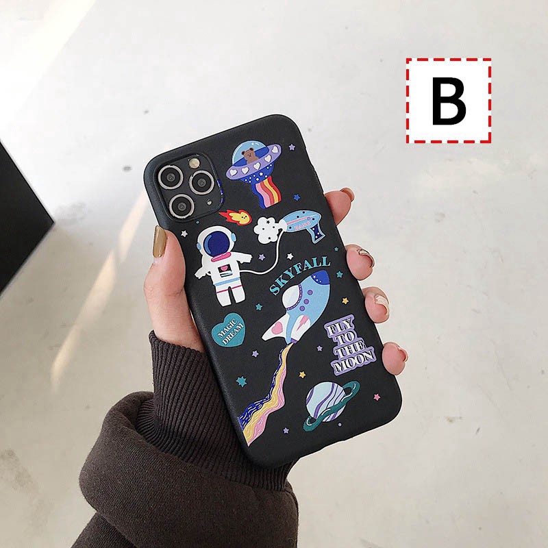 Ốp điện thoại mềm hình phi hành gia cho iphone 6 6s 7 8 plus ix xr xs max se2 11 pro max 7plus 8plus 6plus | BigBuy360 - bigbuy360.vn