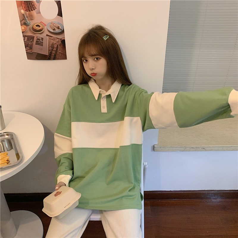 Áo Thun Polo Thời Trang Theo Phong Cách Hàn Quốc Cho Nữ | BigBuy360 - bigbuy360.vn