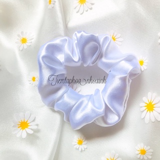 Buộc tóc vải - Scrunchies lụa hot trend