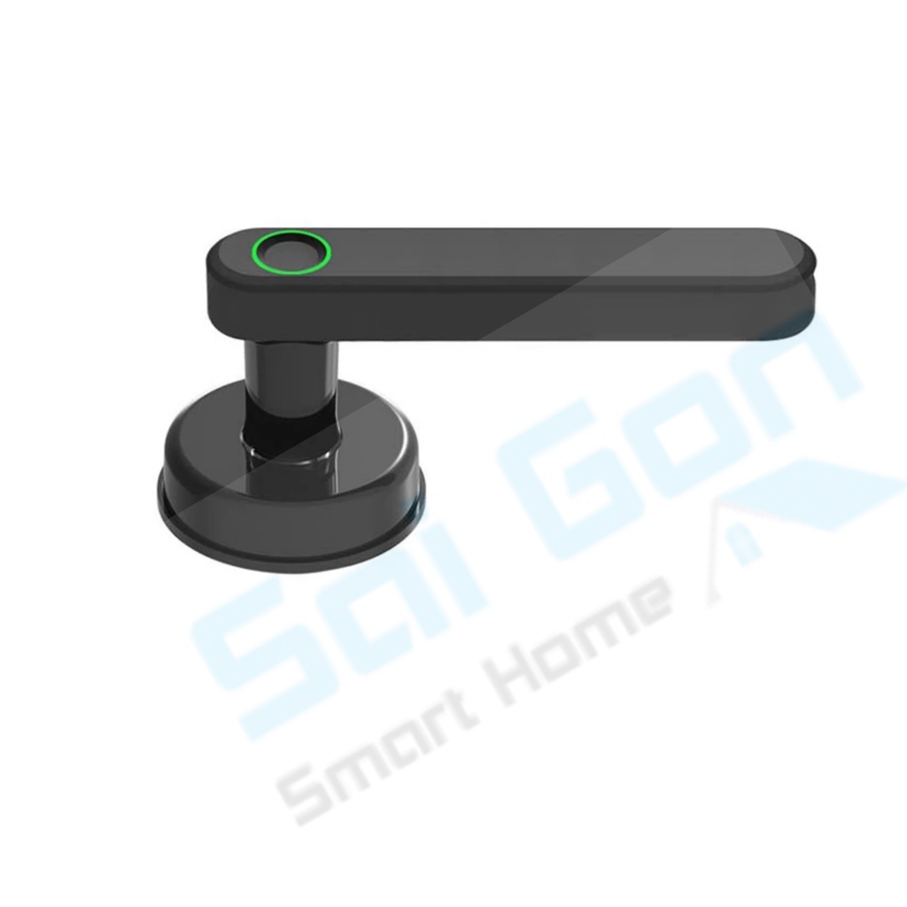 Khóa Vân Tay Cửa Gỗ, Nhôm, Thay Thế Khóa Tay Nắm Tròn Thông Thường, Sử Dụng App Tuya, Kết Nối Bluetooth