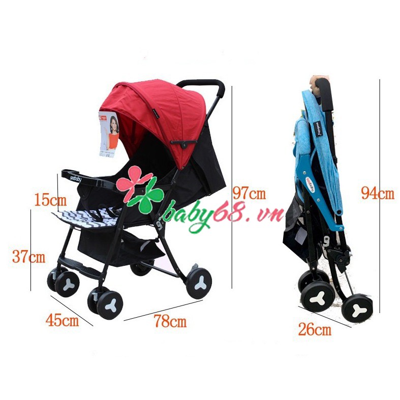 Xe đẩy cao cấp Seebaby QQ3