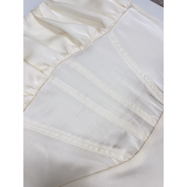 Jane Đầm trắng dự tiệc cổ tích thiết kế gân eo tiên cá thanh lịch sang trọng