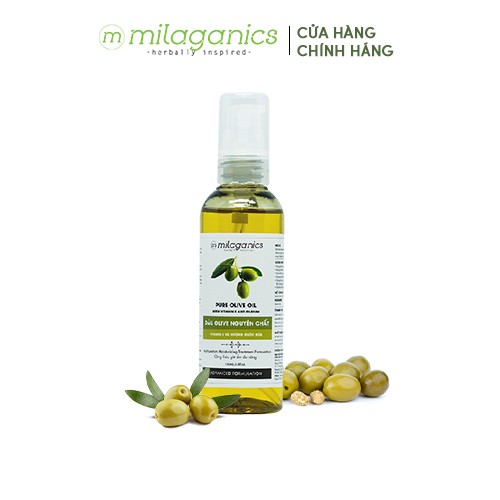 Dầu Olive nguyên chất MILAGANICS 100ml