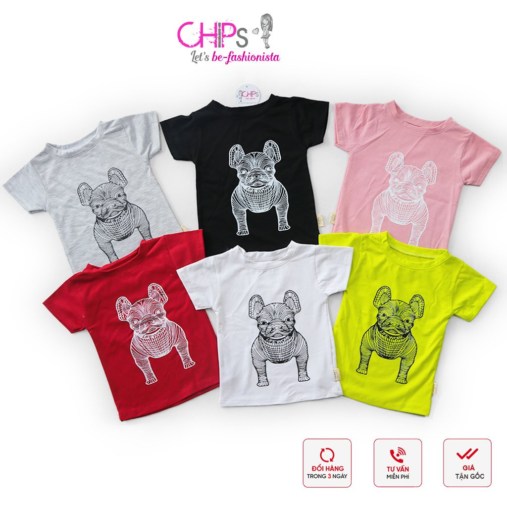 Áo Phông Họa Tiết In Pet Hình 3D Chó Hot Trend Mùa Hè Cho Bé Trai, Bé Gái Cực Sành Điệu