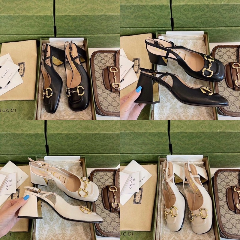 sandal gucci gót vuông fullbox