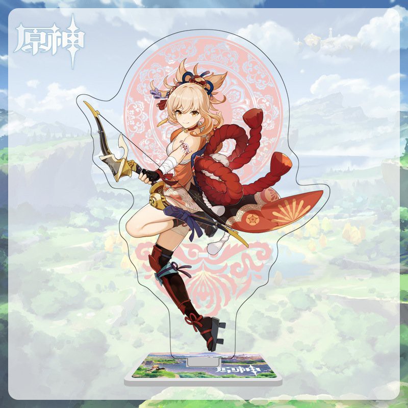 Mô hình nhân vật YOIMIYA mica standee GENSHIN IMPACT in hình anime chibi trang trí trưng bày