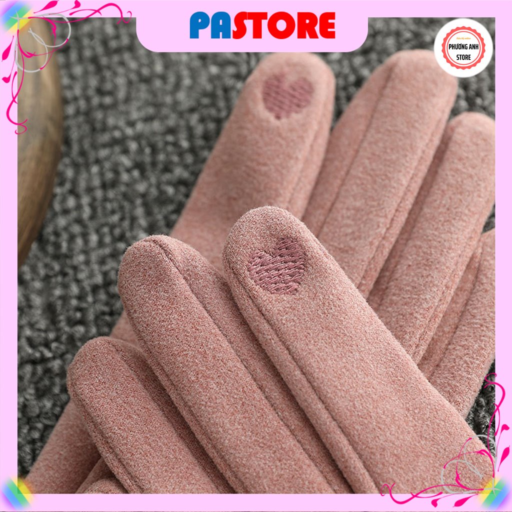 Găng Tay Nữ Giữ Ấm Phong Cách HÀN QUỐC Sang trọng, Quý phái, Sử Dụng Được Màn Hình Cảm Ứng Dành Cho Nữ PASTORE
