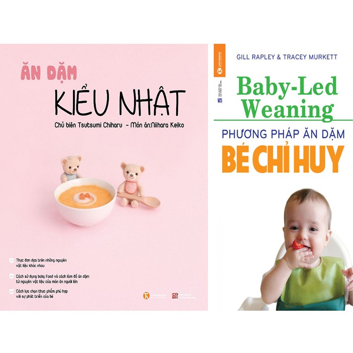 Sách - Ăn dặm kiểu Nhật + Phương pháp ăn dặm do bé chỉ huy