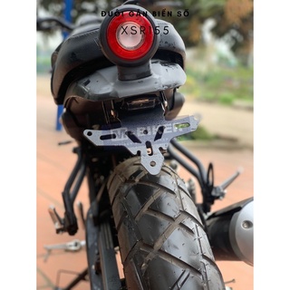 Đuôi biển số độ cho yamaha Xsr155 gập 2 chiều chất liệu thép, sơn tĩnh điện.