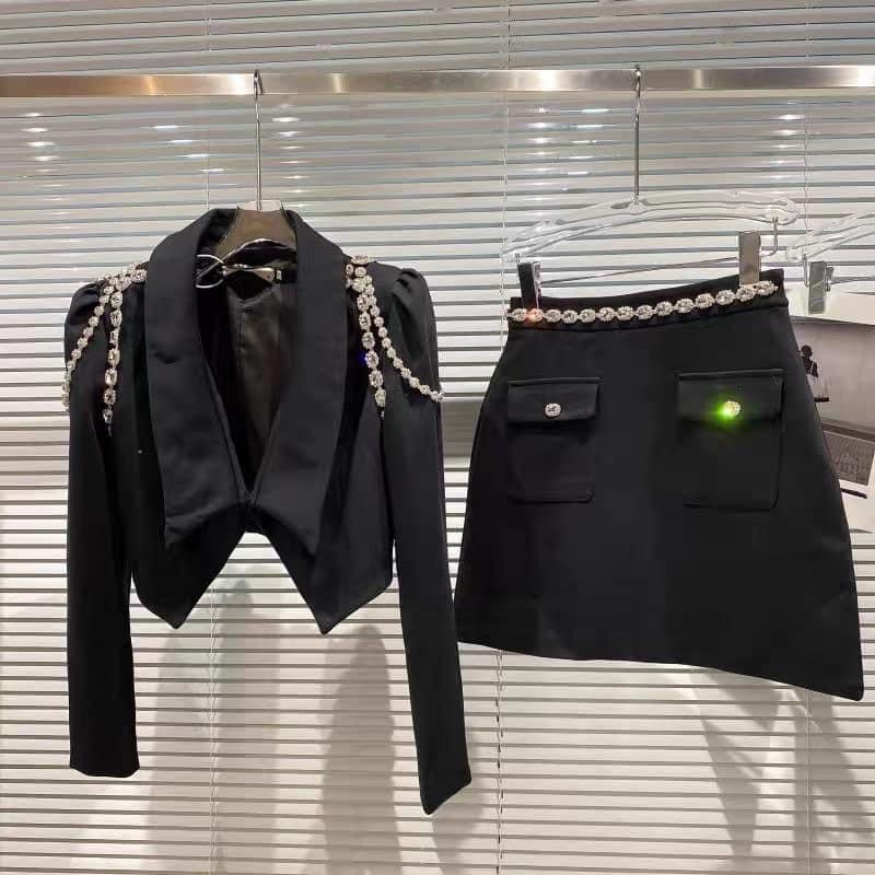 SET VEST TAOBAO CAO CẤP - SET VÉT ĐÍNH XÍCH 2 BÊN