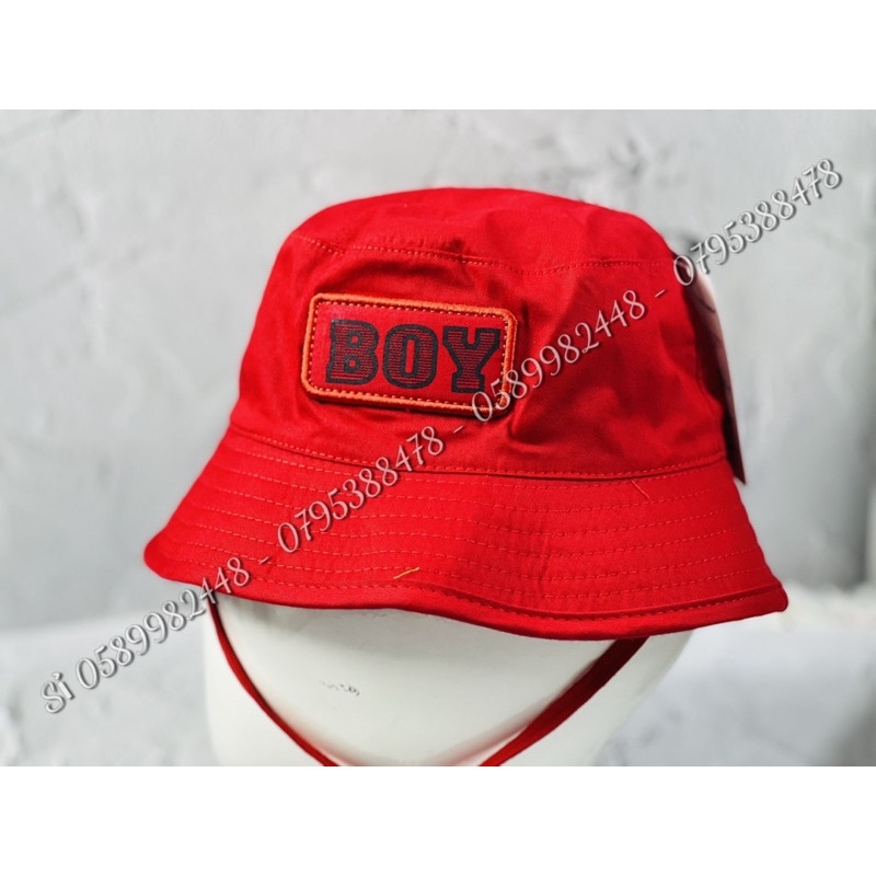 Mũ tai bèo vành cực dể thương cho bé - Nón Bò nhí chữ Boy - Mũ tai bèo trẻ em nhiều màu 6 - 2 tuổi