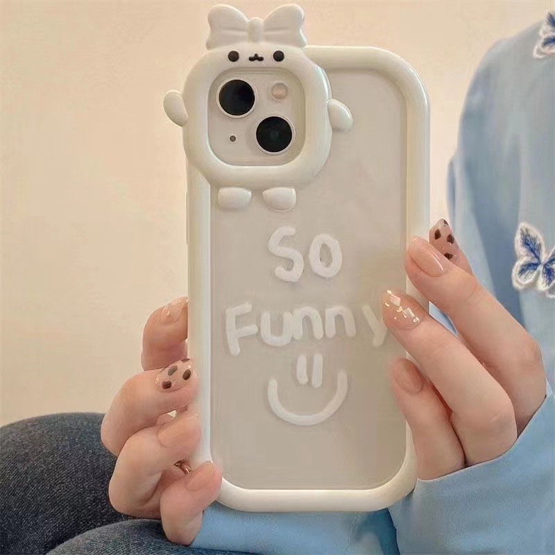 Ốp Điện Thoại Dẻo Trong Suốt Họa Tiết Hoạt Hình Dễ Thương Chống Sốc Cho iPhone 13 12 11 Pro Max 2023