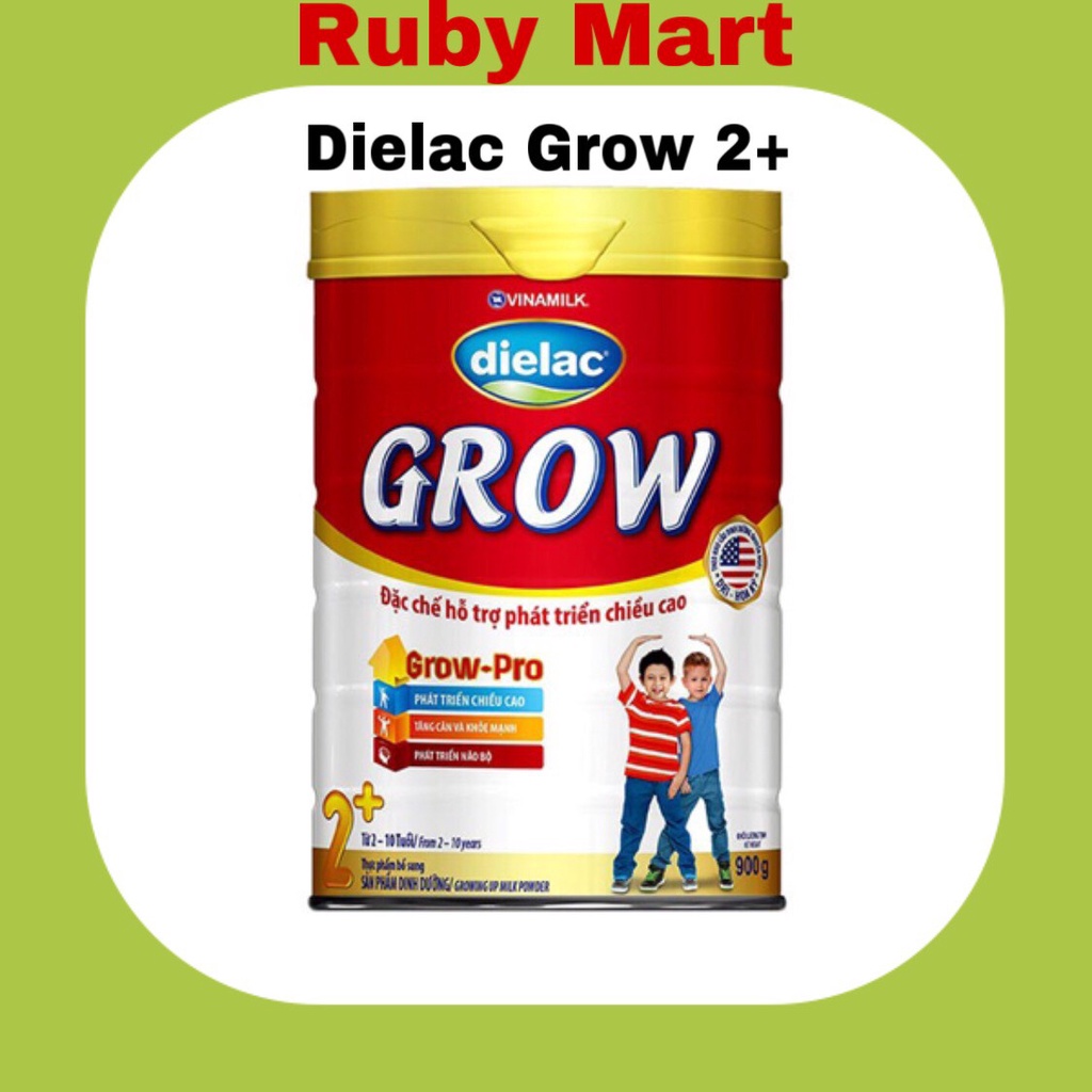 Sữa bột Vinamilk Dielac Grow 2+ 900g