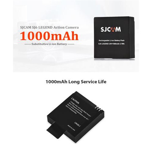 Pin Camera Hành Trình SJCAM SJ8 Series / SJ6 Legend
