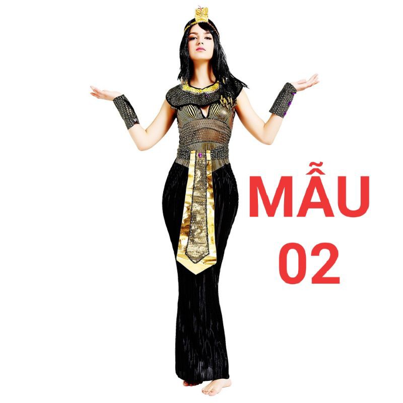 Bộ Đồ Hoá Trang Nữ Hoàng Ai Cập Trang Phục Pharaon Trang Phục Hóa Trang Halloween Cosplay