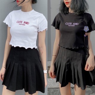 Áo Croptop Ôm Tay Ngắn, Croptop Kiểu Tay Ngắn - [HÀNG CAO CẤP]