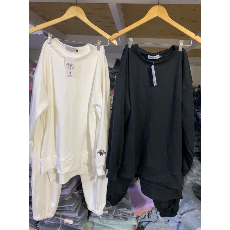 Quần nỉ ống rộng bo chân màu đen, trắng, xám dài 100cm | BigBuy360 - bigbuy360.vn