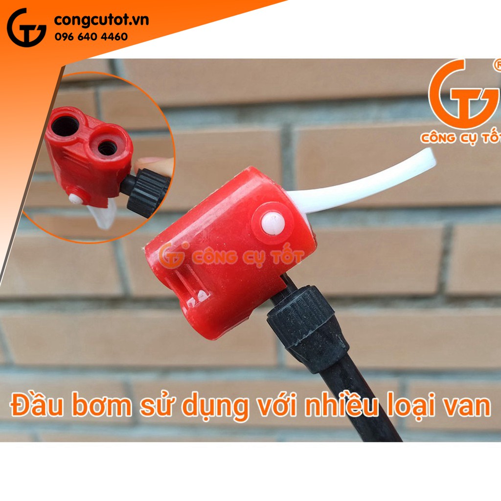 Bơm xe đạp xe máy bằng tay ống bơm Φ4x53cm