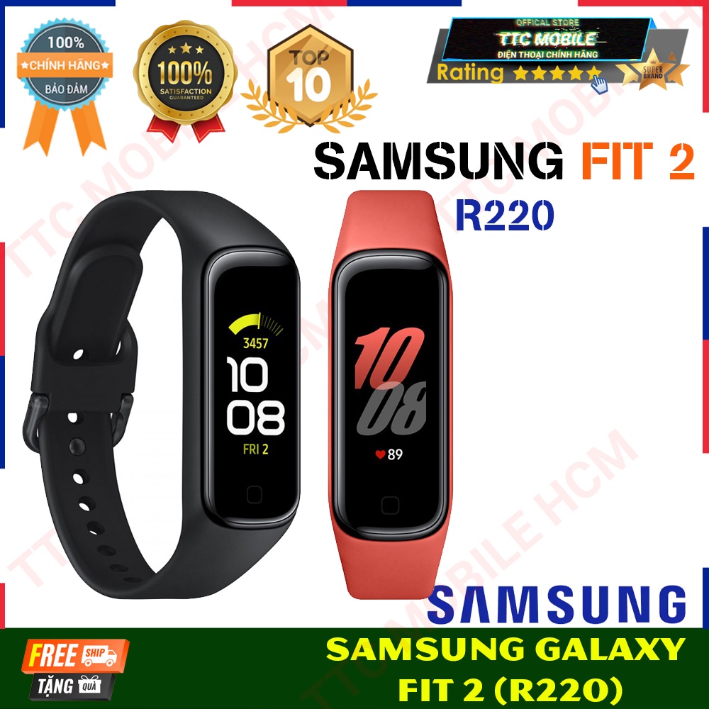 Đồng hồ Vòng đeo tay thông minh Samsung Galaxy Fit 2 R220 - Chính Hãng TTC thumbnail