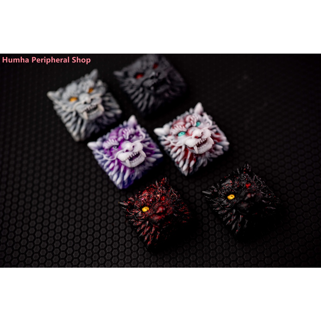 Artisan Đầu Rồng Bằng Nhựa Resin Làm Thủ Công Cho Bàn Phím Cơ