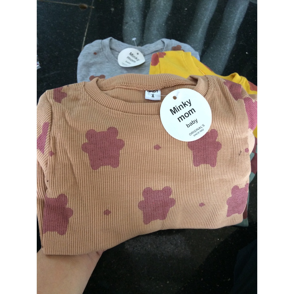 Bộ len Minki mom Baby chất cực đẹp cho bé