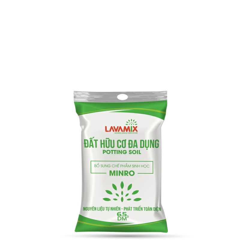 ĐẤT HỮU CƠ Lavamix chuyên trồng rau, 6,5dm3.
