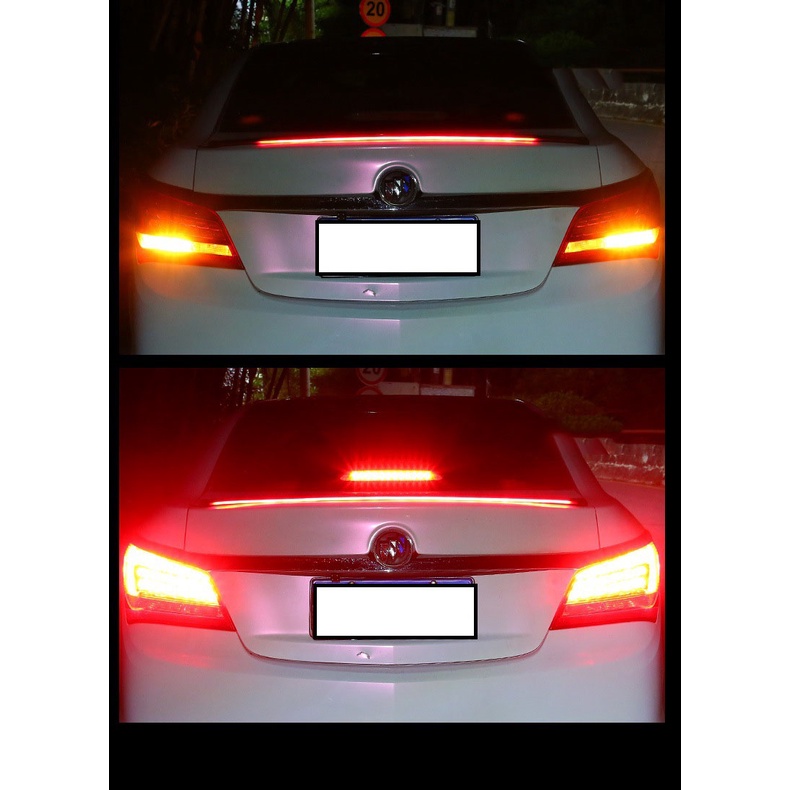 Đuôi cá carbon ô tô kèm led phanh audi muti
