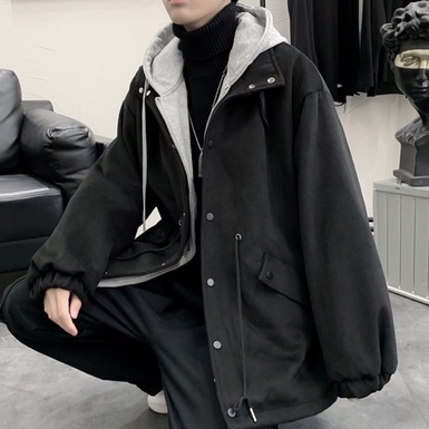 Áo khoác nam form rộng, áo khoác nỉ nam chất đẹp thời trang Unisex Hàn Quốc