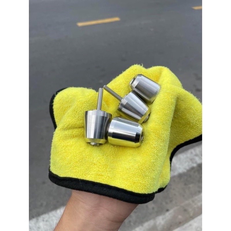 Gù Tay Lái inox 304 Đặc Gắn Mọi Dòng Xe Nặng 350g [Giá 1Cặp]